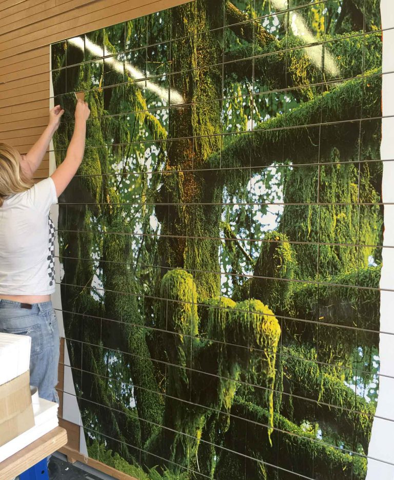 Outdoor Public Art Custom Tile Mural Layout